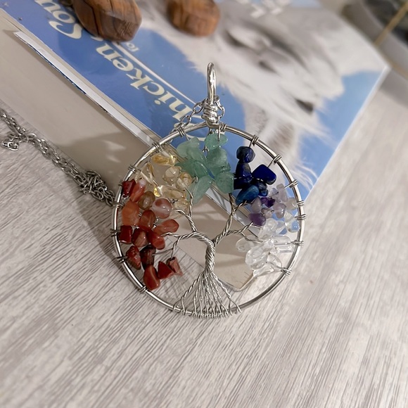 NEW! Tree Of Life Colorful Necklace❤️ - Picture 4 of 7